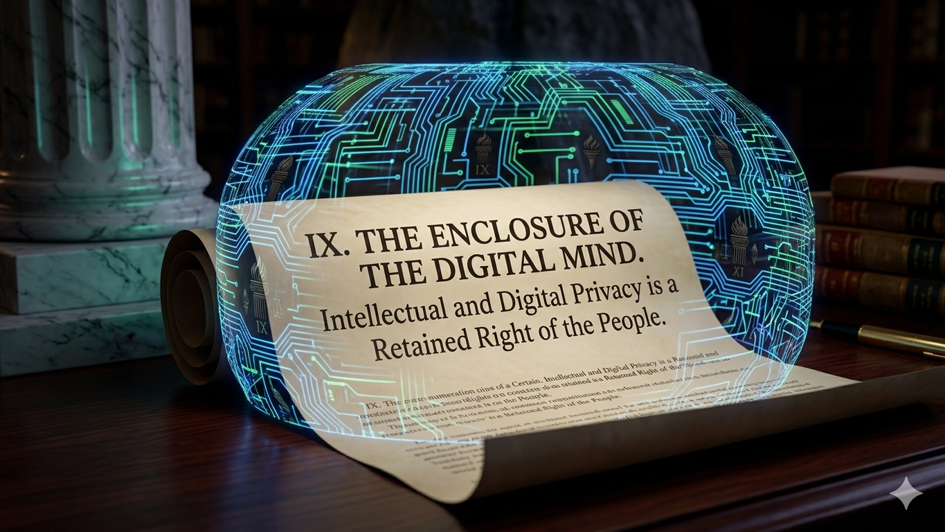 The Enclosure of the Digital Mind: Why Privacy is a Retained Right