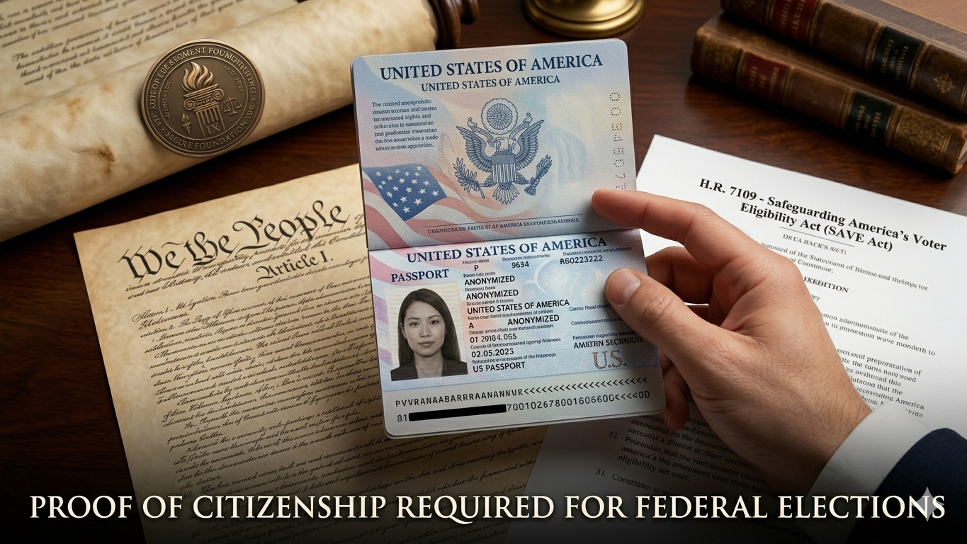 The Dilution Doctrine: Why the SAVE Act is a 9th Amendment Necessity